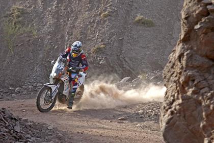 Walkner won stage three of his first ever Dakar