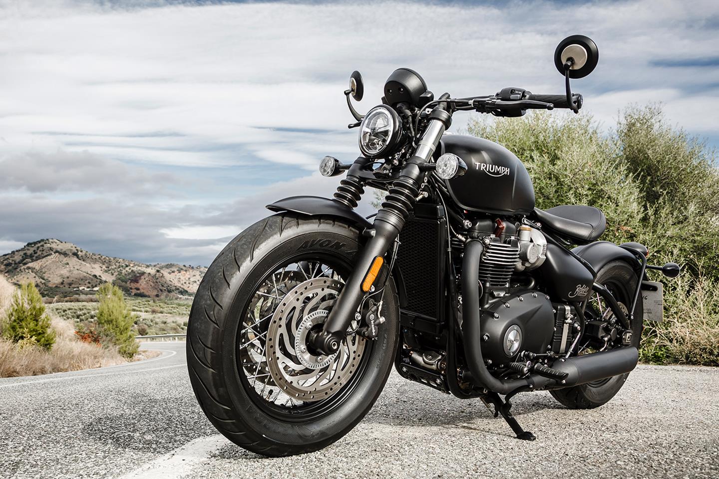 Triumph bobber vance and 2024 hines