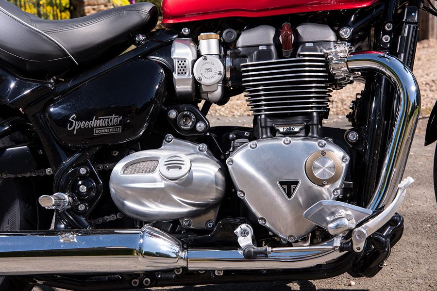 The 2021 Triumph Speedmaster engine is Euro5 compliant