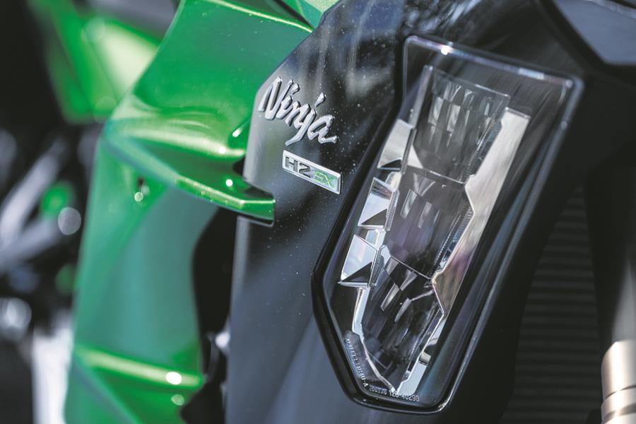 Kawasaki Ninja H2 SX paint is a little thin according to one reader