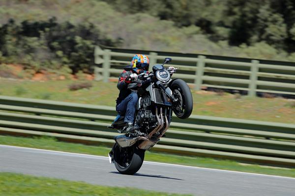 Honda CB1000R wheelie by Michael Neeves