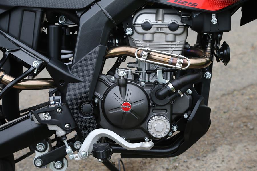 Aprilia SX 125 engine is shared with RS 125