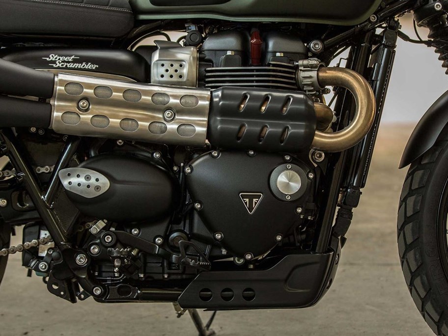 triumph street scrambler exhaust options
