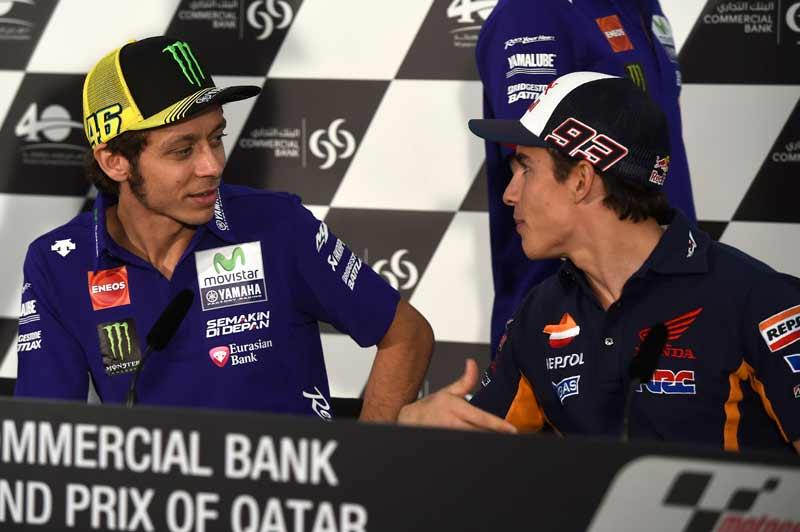 Rossi and Marquez recount their desert duels | MCN
