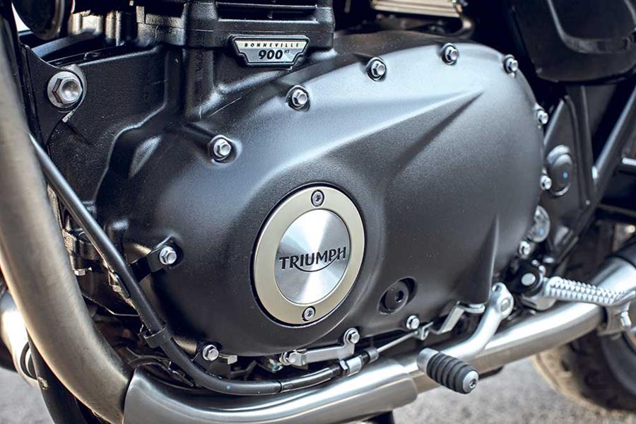 The Triumph Street Cup engine