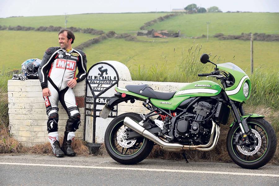 Adam Child admires the Kawasaki Z900RS Cafe