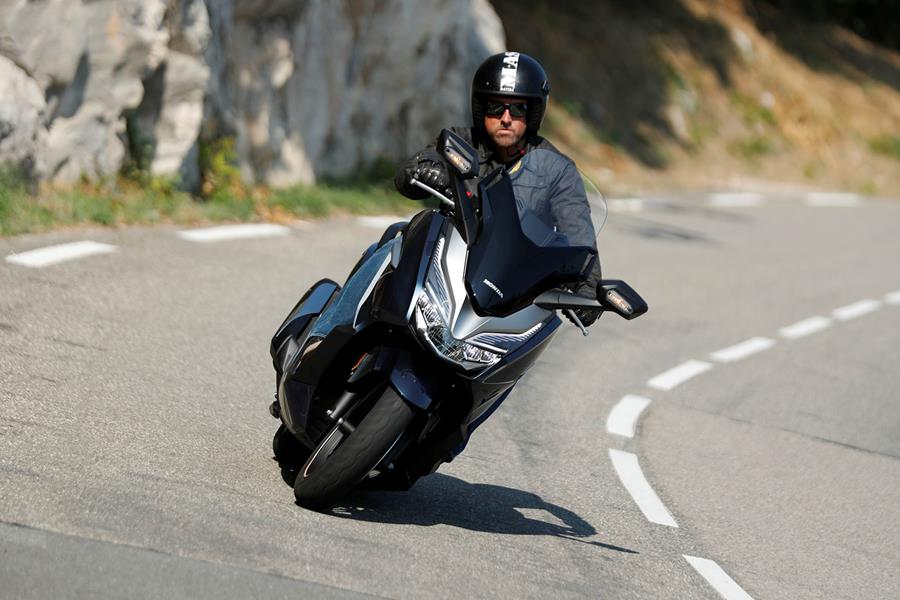 The Honda Forza 300 is a fantastic scoot to ride quickly around bends