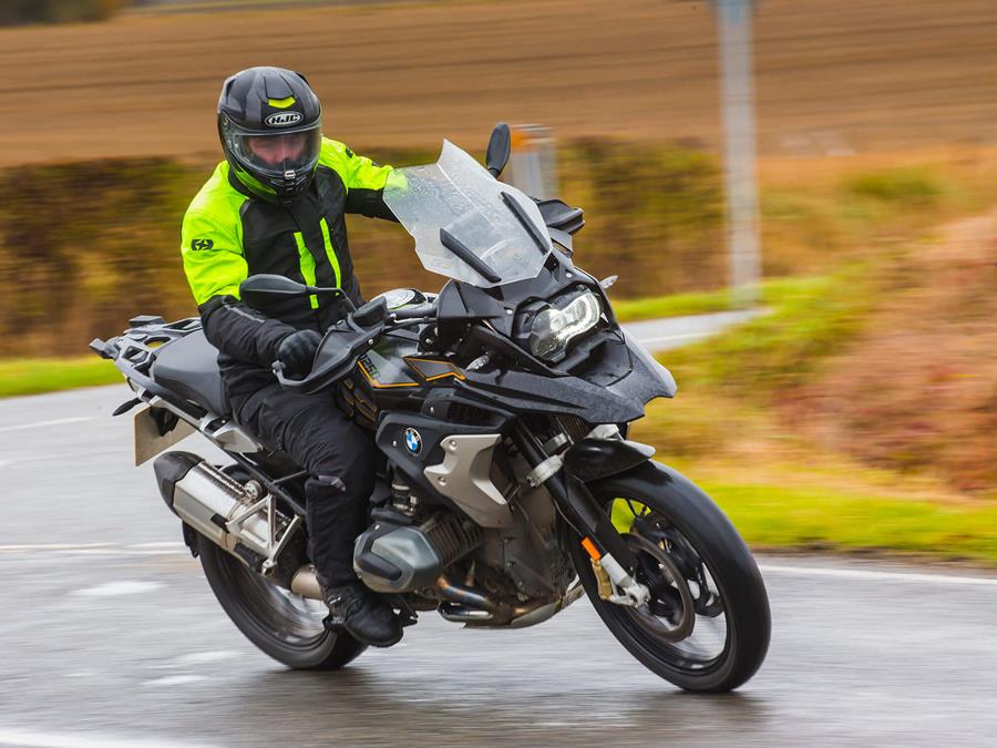 BMW R1250GS in the rain