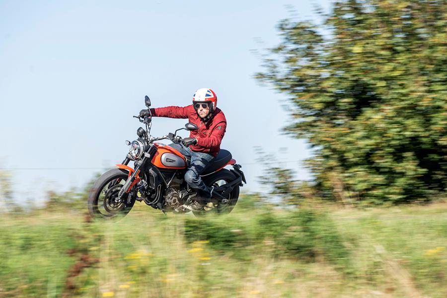 The Ducati Scrambler is the perfect jacket and jeans machine