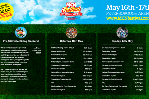 MCN Festival Schedule Announced