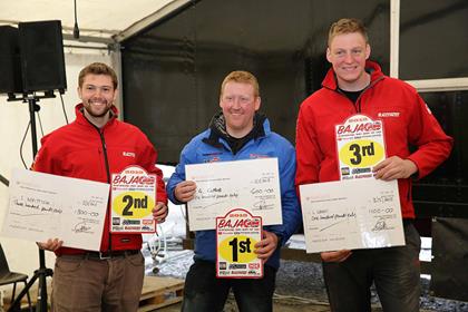 Top three from left to right - Ioan Whittick, Gordon Clarke, Lee Green