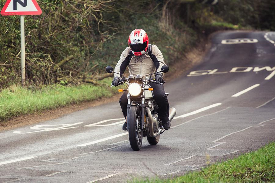 Royal Enfield Continental GT has clip-ons and rearsets