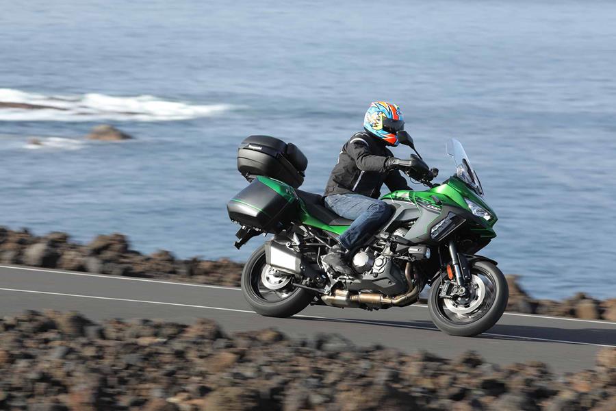 The Versys offers bags of comfort