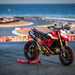 Ducati Hypermotard 950 on a paddock stand