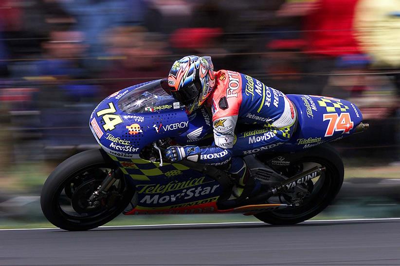 2001 250 world champion on his way to one of 11 victories that season, Daijiro Kato.