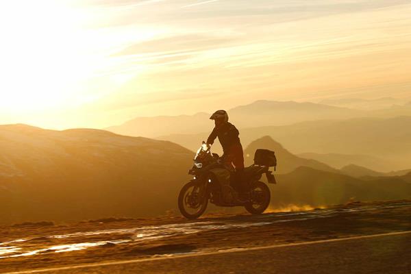 Riding the BMW F850GS Adventure in the mountains