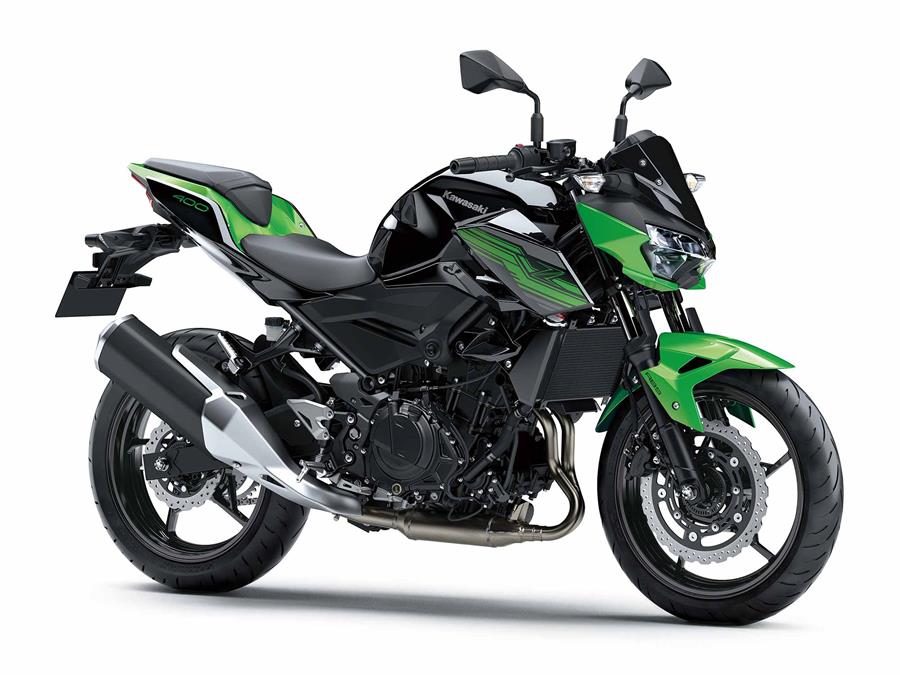 The Kawasaki Z400 is capable of 170 miles on a tank