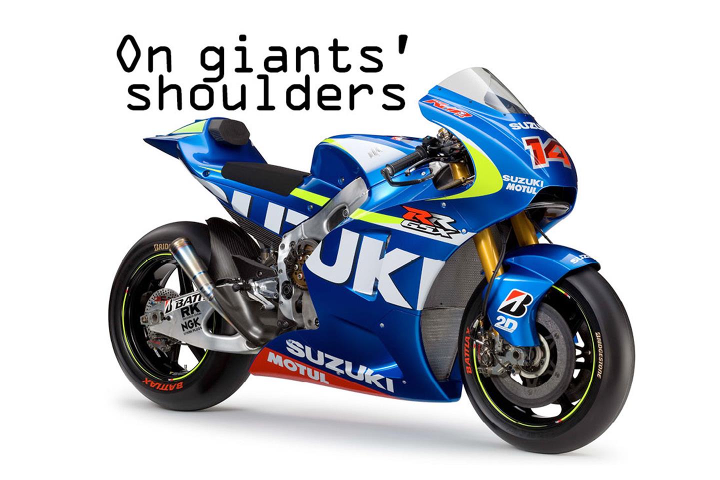 Suzuki shop racing motorbike