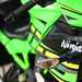 The 2019 Kawasaki Ninja 125 close-up and indicator