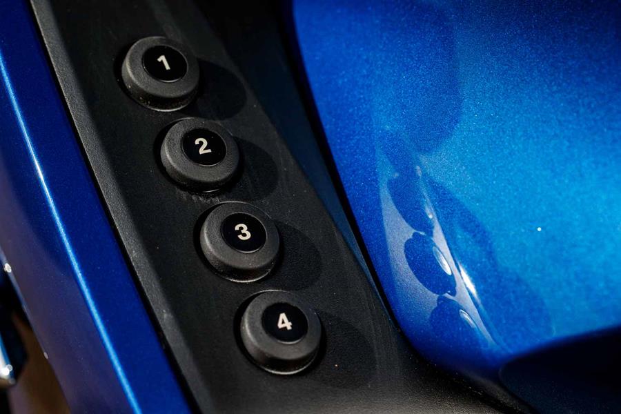 2021 BMW R1250RT fast access menu buttons