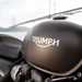 The 2019 Triumph Street Twin tank and seat