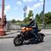 Town riding on the the Harley-Davidson Livewire