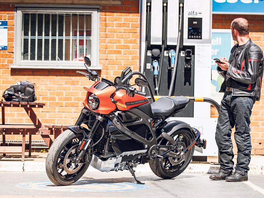 Harley-Davidson LiveWire UK charging station