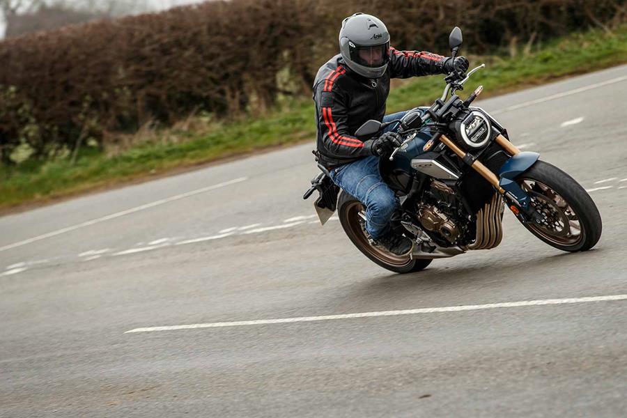 Riding the 2021 Honda CB650R on UK roads