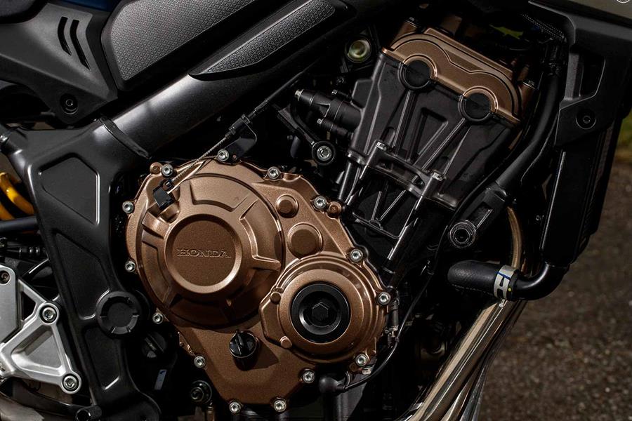 The 2021 Honda CB650R gets a Euro5-compliant engine