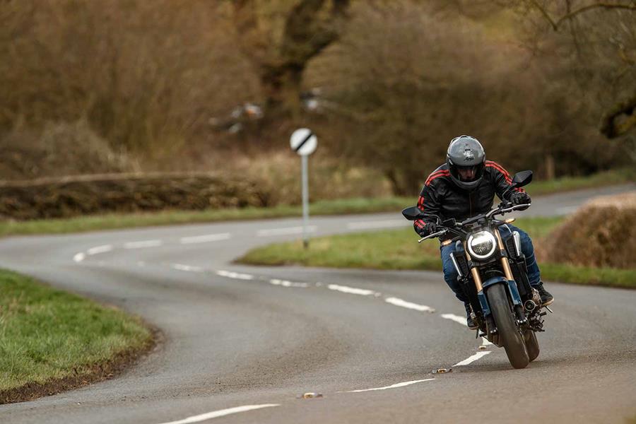 The Honda CB650R gets a quickshifter as an optional extra