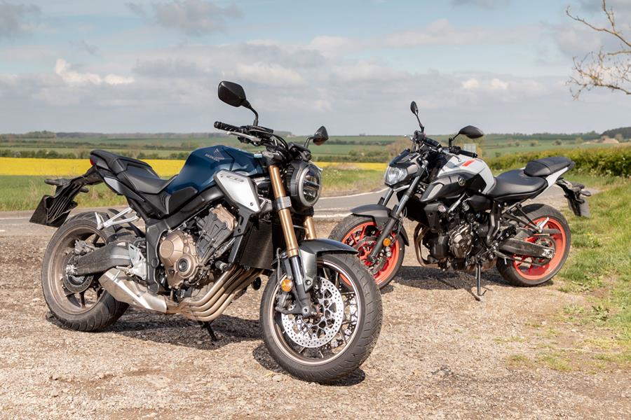 Honda CB 650 R vs Yamaha MT 07