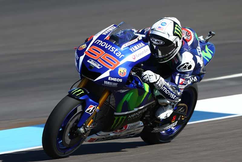 Lorenzo tops opening day at Indy