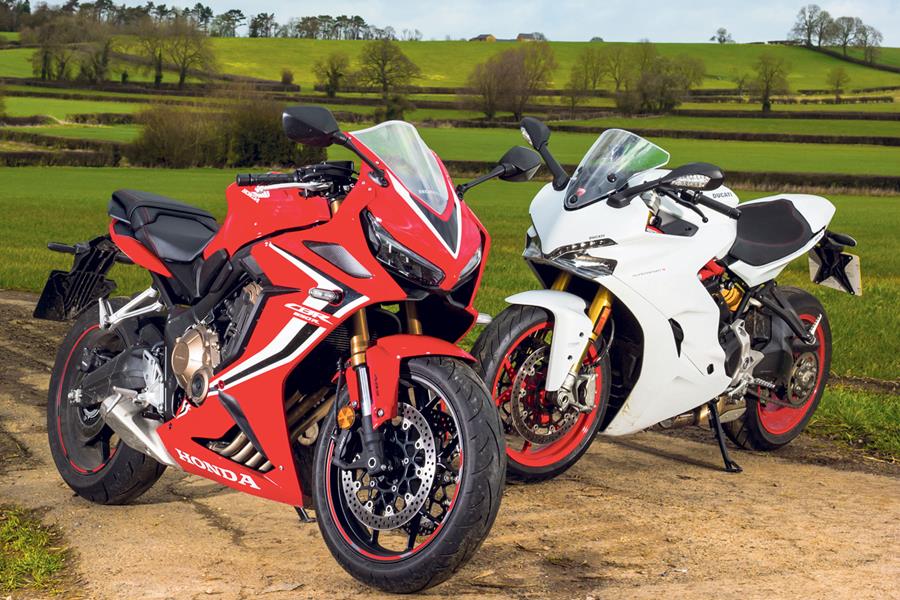 Ducati Supersport S vs Honda CBR650R