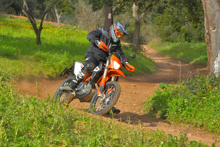 Hitting the trails on the KTM 690 Enduro R