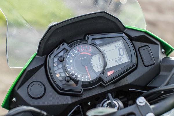 The clocks on the Versys-X 300