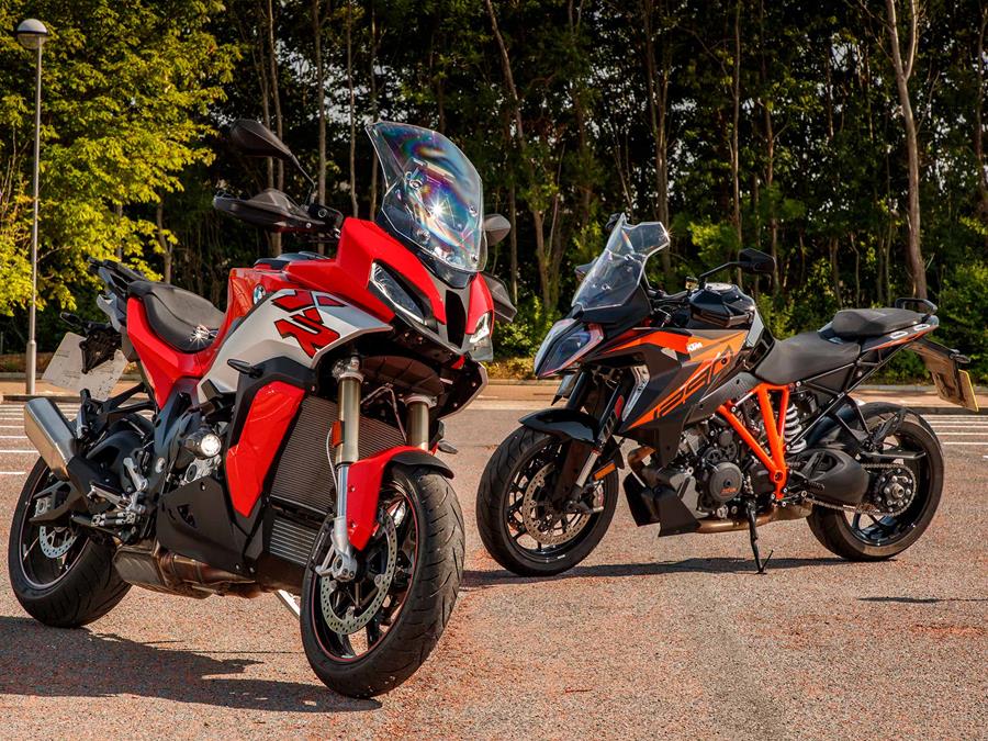 The BMW S1000XR and KTM 1290 Super Duke GT