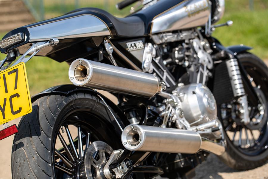 Brough Superior SS100 exhausts