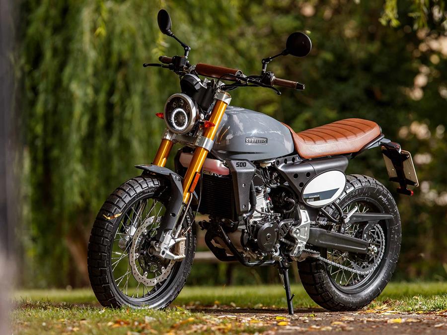 The Fantic Caballero 500 Scrambler Deluxe