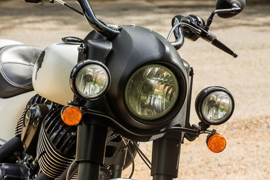 Indian Springfield Dark Horse headlight