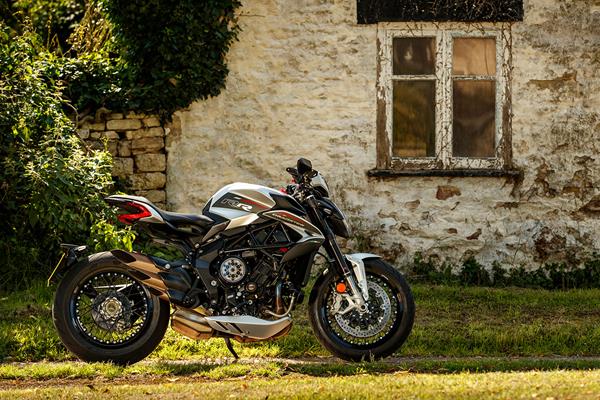 Parked up on the 2021 MV Agusta Dragster 800 RR