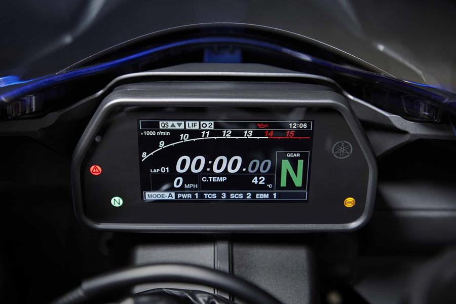 TFT screen on 2020 Yamaha R1