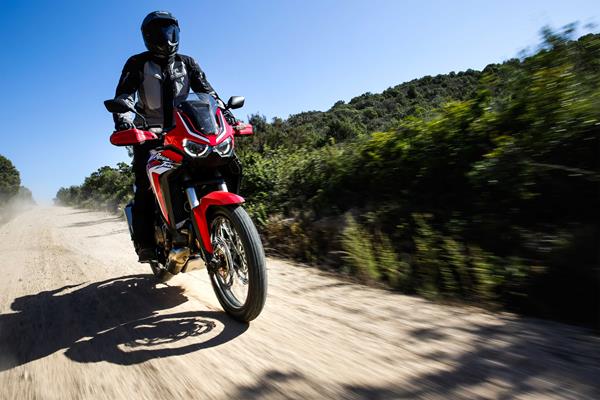 Honda CRF1100L Africa Twin on a trail