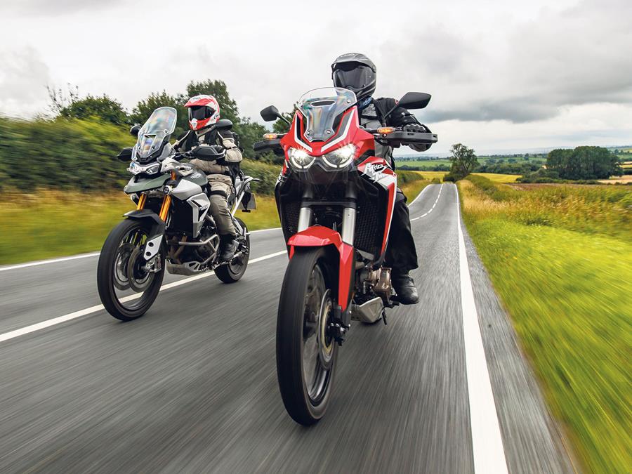 Honda Africa Twin on UK roads