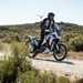 Tackling a dusty trail on the CRF1100L Adventure Sports