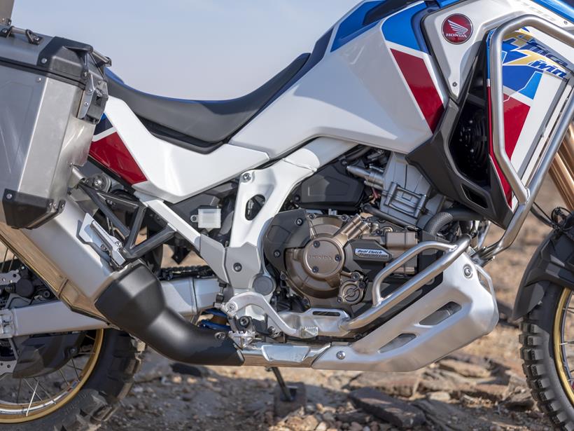 2020 African Twin Adventure Sports engine close up