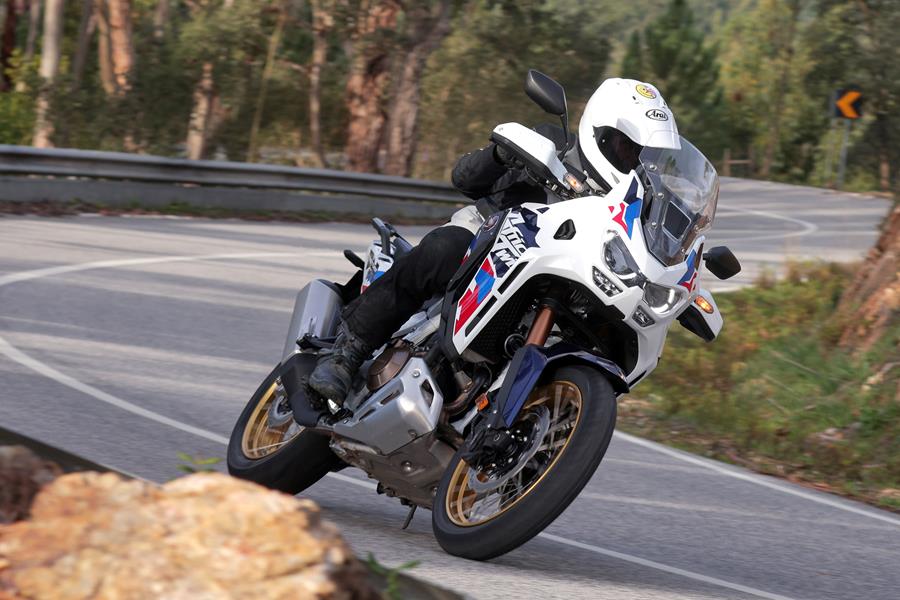 2024 Honda Africa Twin Adventure Sports ridden on the road