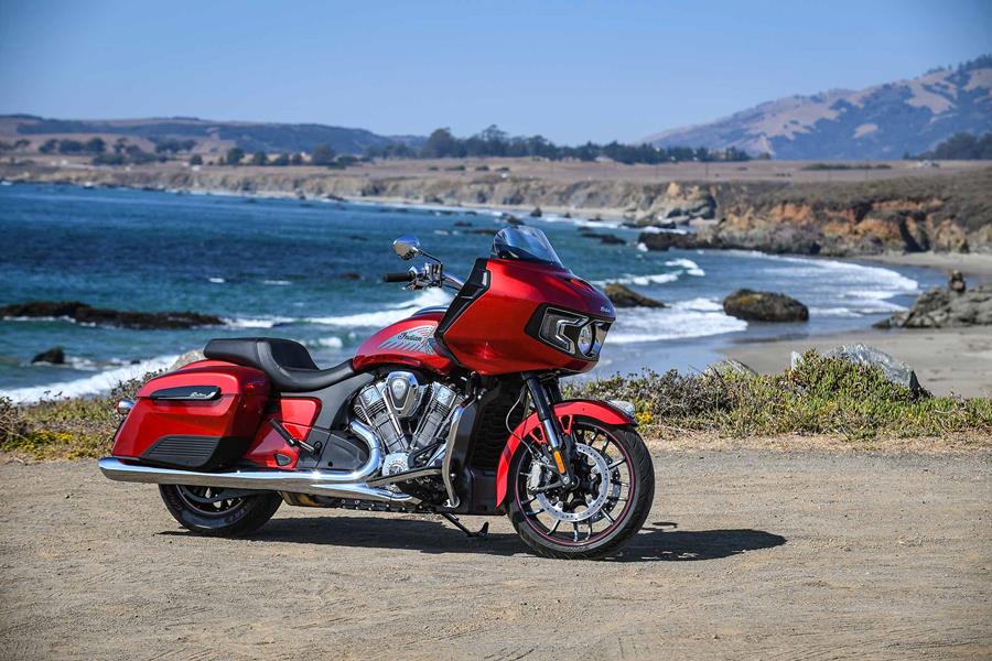 A side-on view of the Indian Challenger