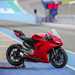 Ducati Panigale V2 static paddock stand front