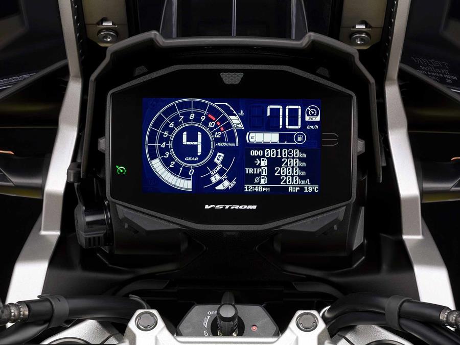 2020 Suzuki V-Strom 1050 XT dashboard