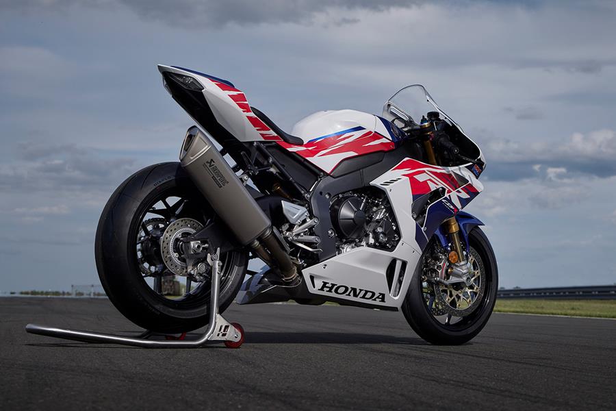 Honda CBR1000RR-R Fireblade 30th Anniversary paddock stand